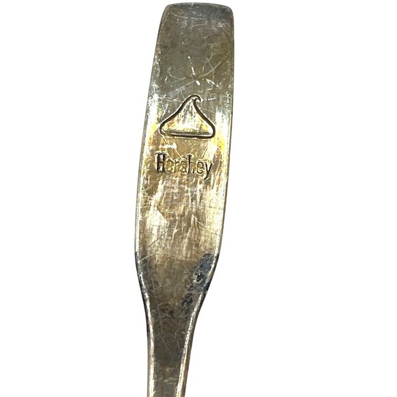 Hersheys Souvenir Teaspoon By Oneida Ltd Silverplate Collectible Vintage 5.5" - Picture 2 of 4